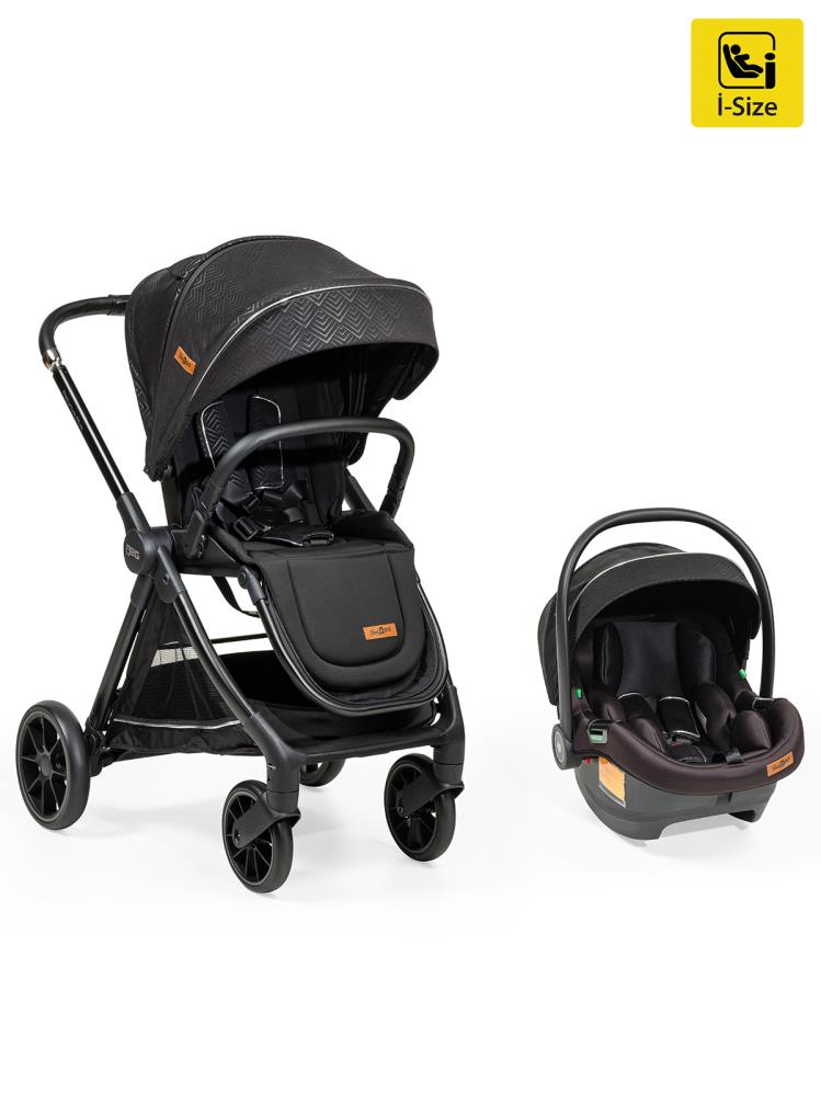 Baby2Go Petunya Plus Travel Sistem Bebek Arabası - Siyah