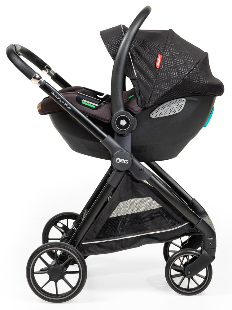 Baby2Go Petunya Plus Travel Sistem Bebek Arabası - Siyah