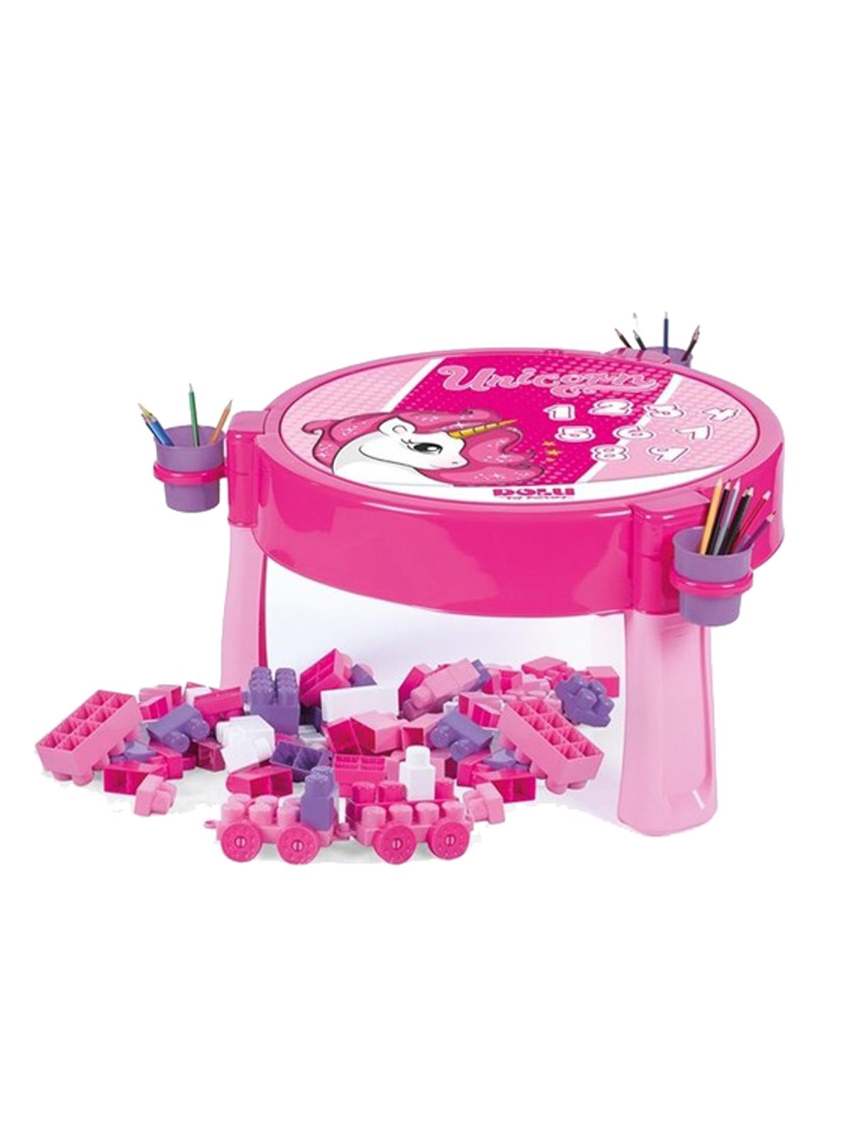 Dolu Unicorn 100 Parça Mega Bloklu Aktivite Masası