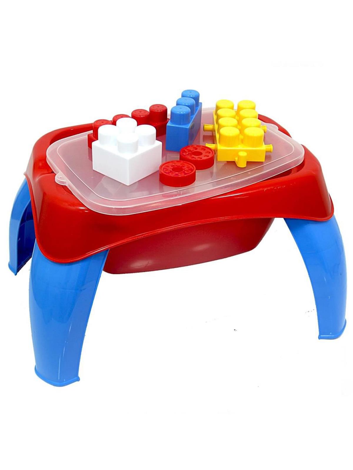 Dolu Aktivite Oyun Masası 30 Parça Mega Blok