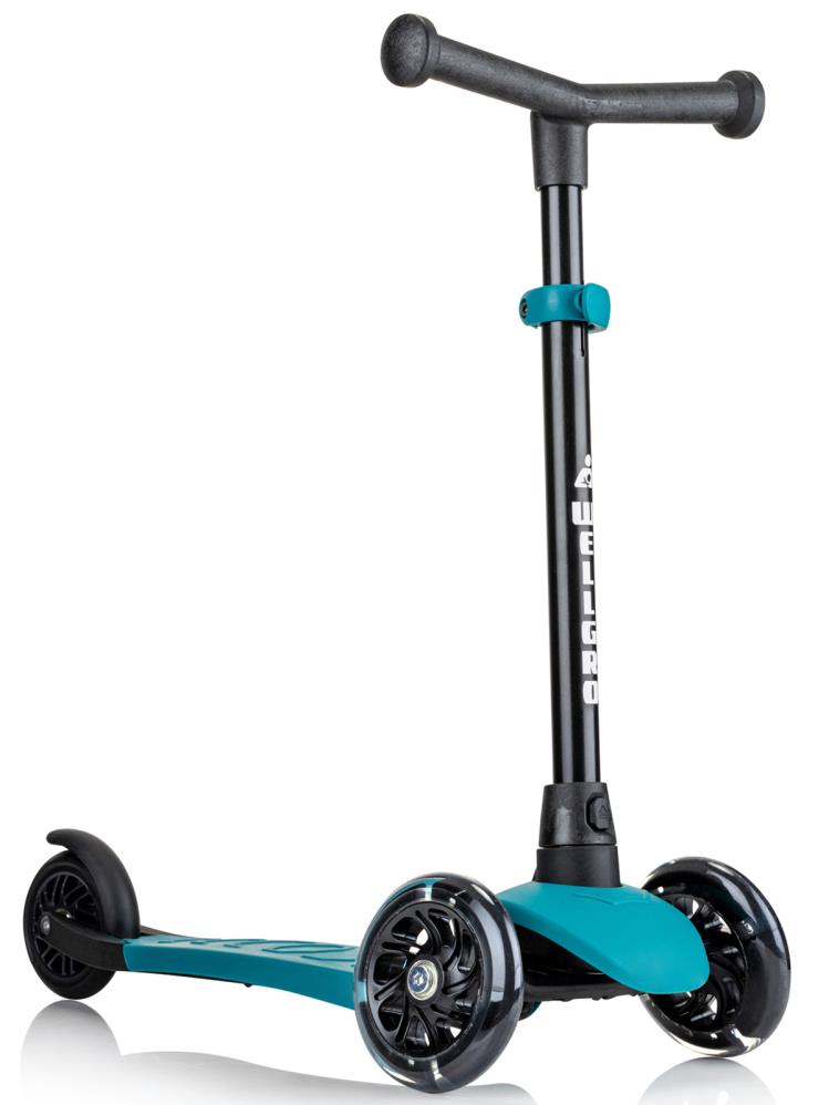 Wellgro Işıklı 3 Tekerli Yükseklik Ayarlı Scooter - Yeşil