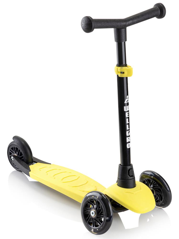 Wellgro Işıklı 3 Tekerli Yükseklik Ayarlı Scooter - Sarı