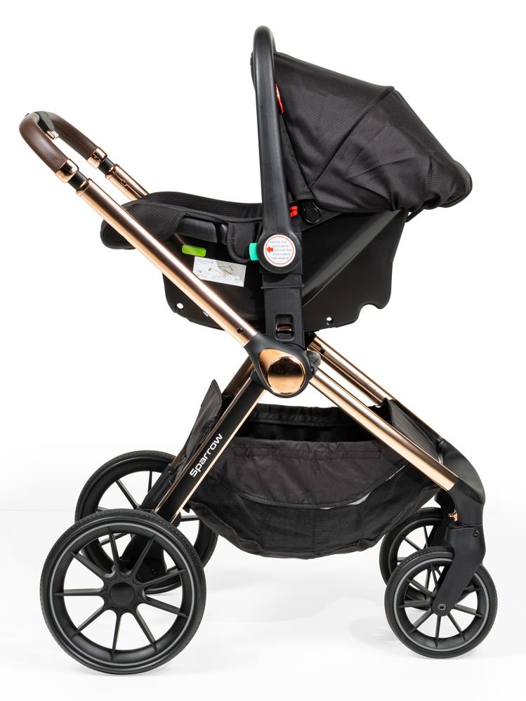 Baby2Go Sparrow Travel Sistem Bebek Arabası - Siyah