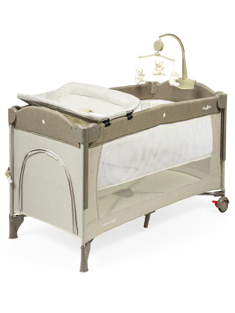 Baby2Go Hound Anne Yanı Oyun Parkı 60x120 cm - Kahverengi
