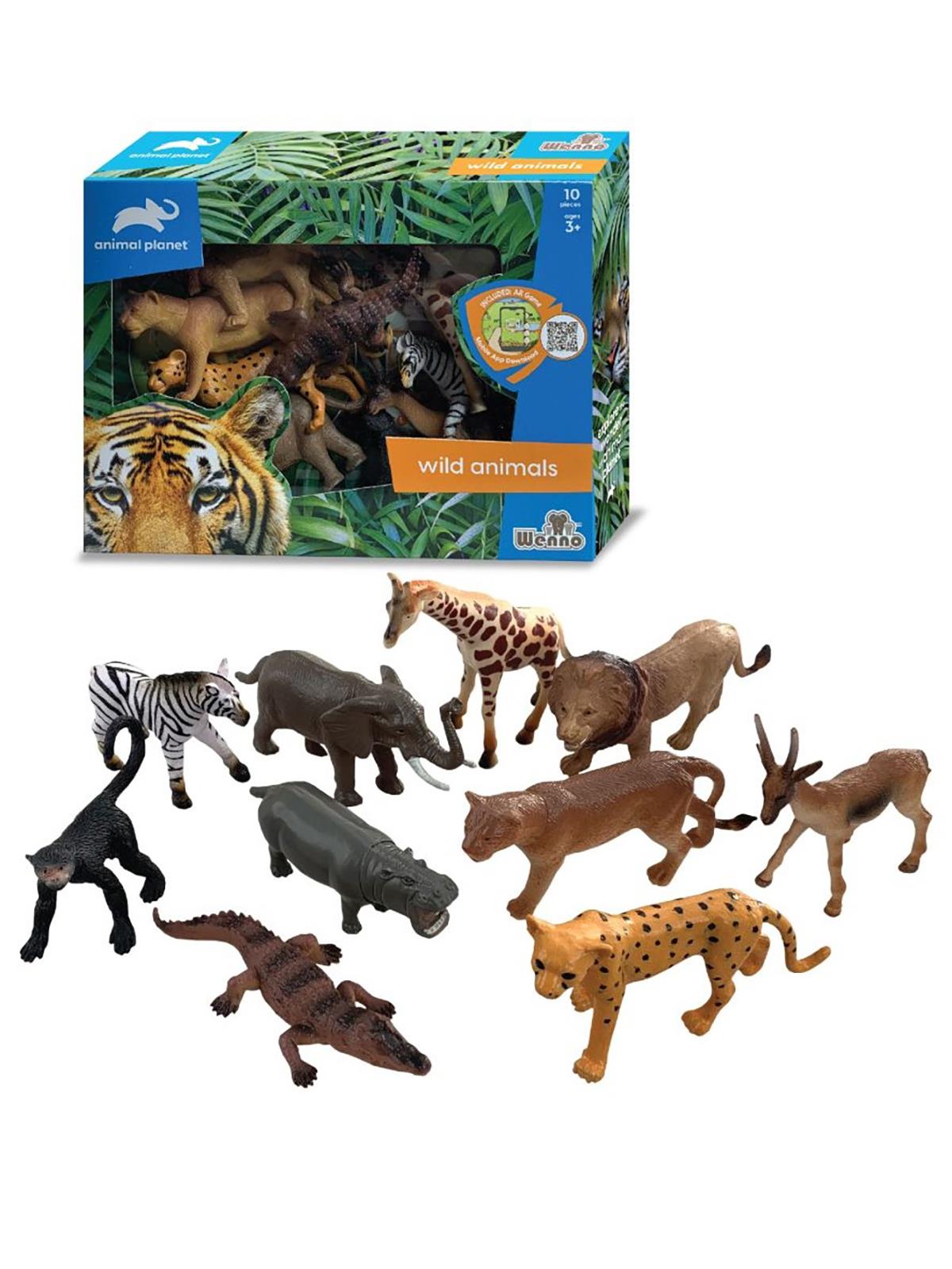 Vardem Kutulu 10Pcs Vahsı Hayvan Setı