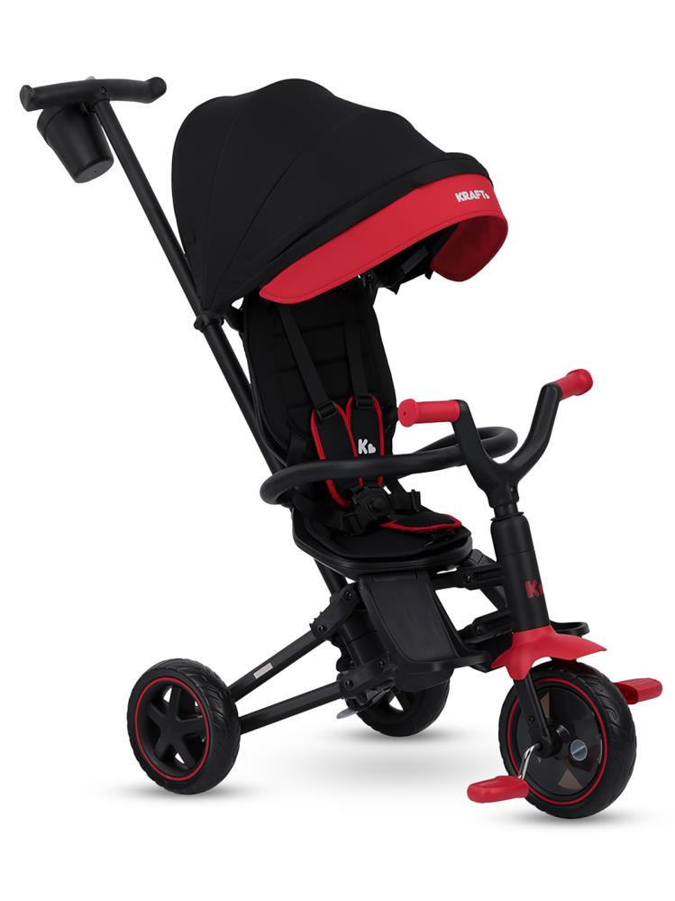 Kraft Nova Niello QPlay 6 in 1 Katlanır Bisiklet - Kırmızı