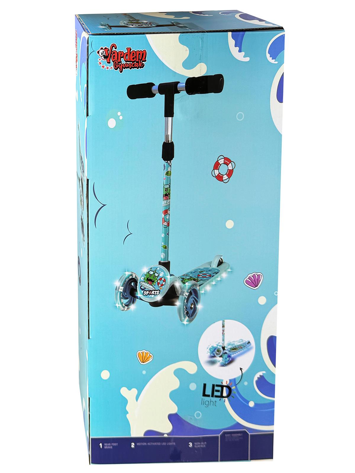 Vardem Oyuncak Işıklı Mavi Scooter