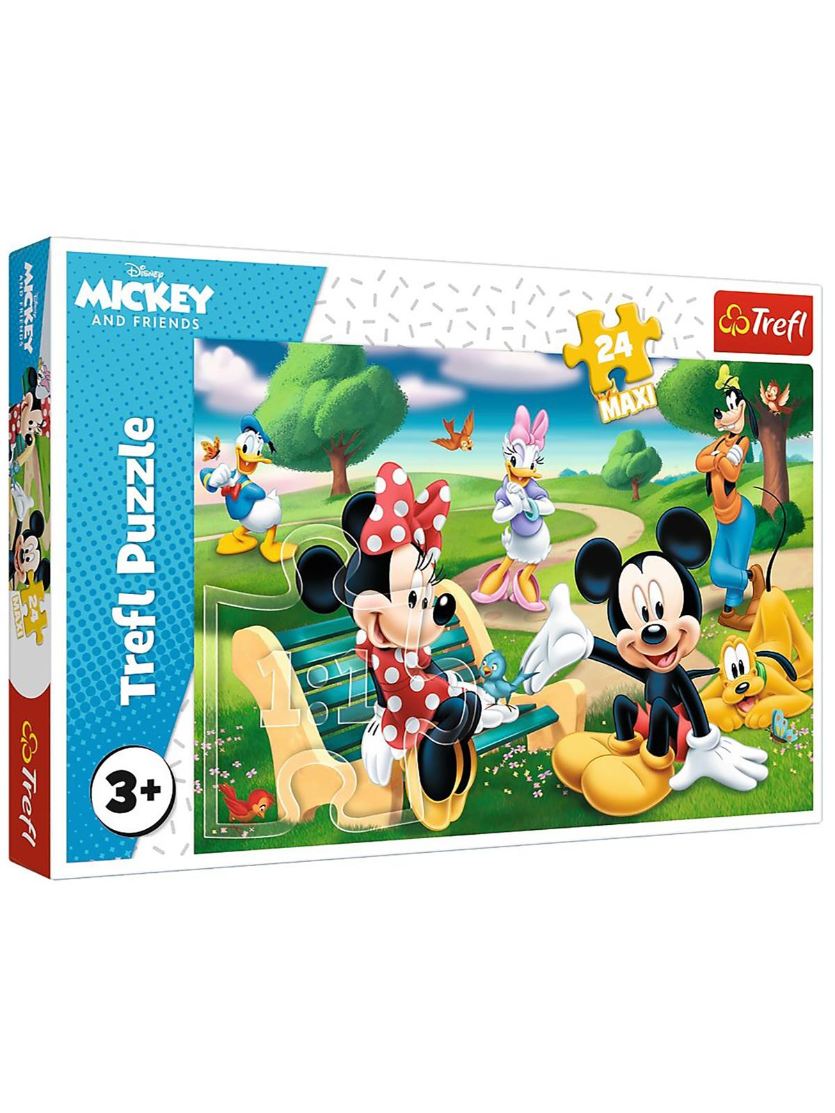 Vardem Oyuncak Trefl 24 Parça Maxi Puzzle Disney Karakterleri (60x40cm)