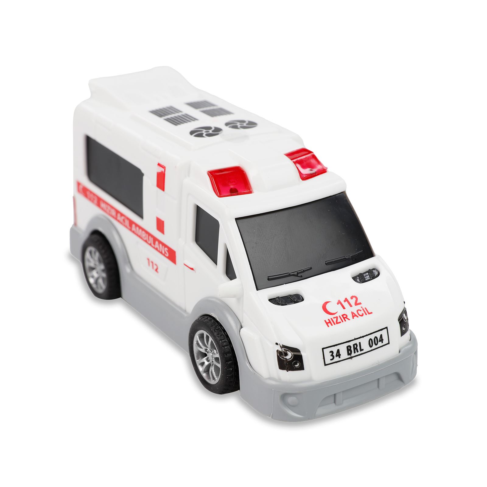 Şehrin Kırılmazları Sürtmeli Ambulans Beyaz