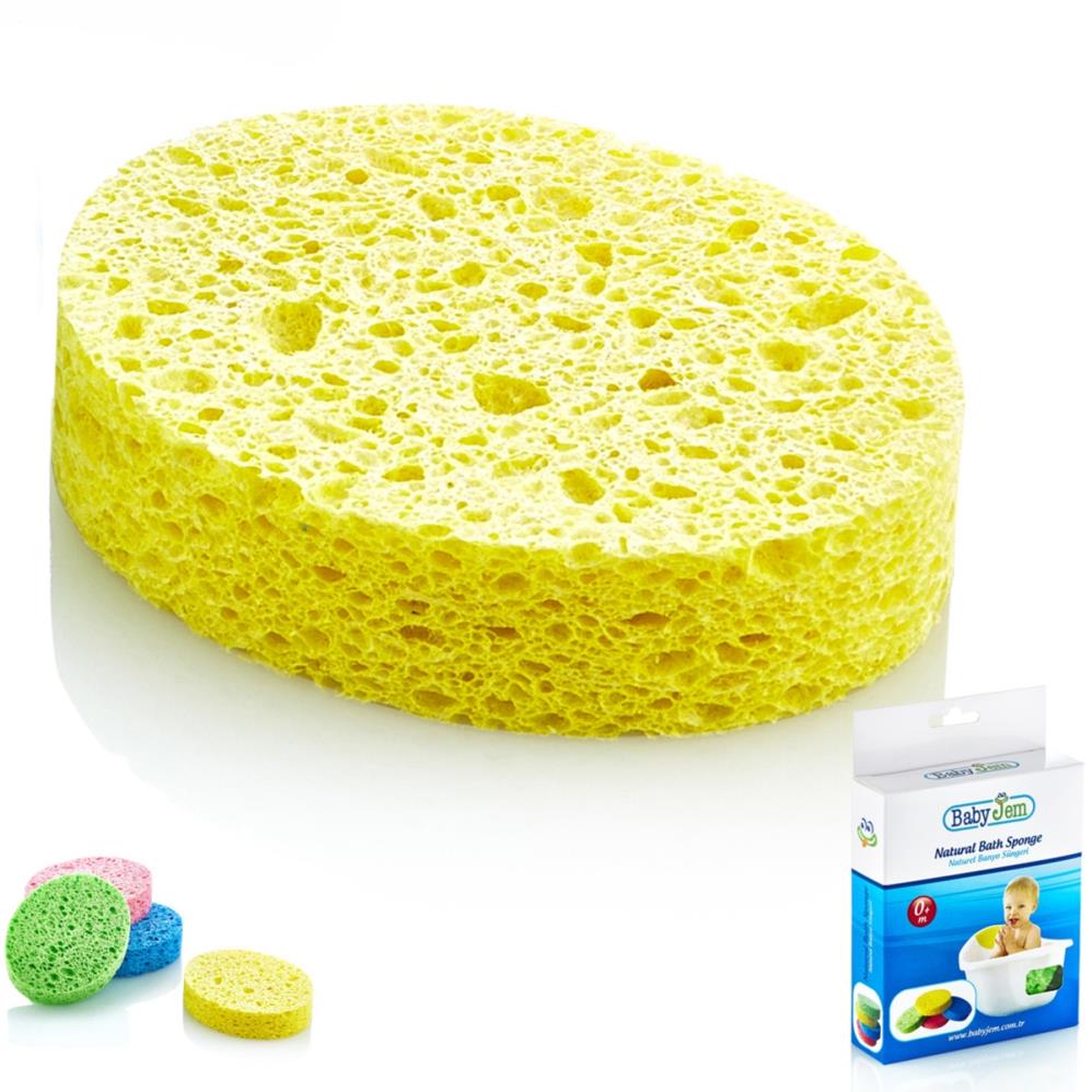 Babyjem Natural Banyo Süngeri - Sarı
