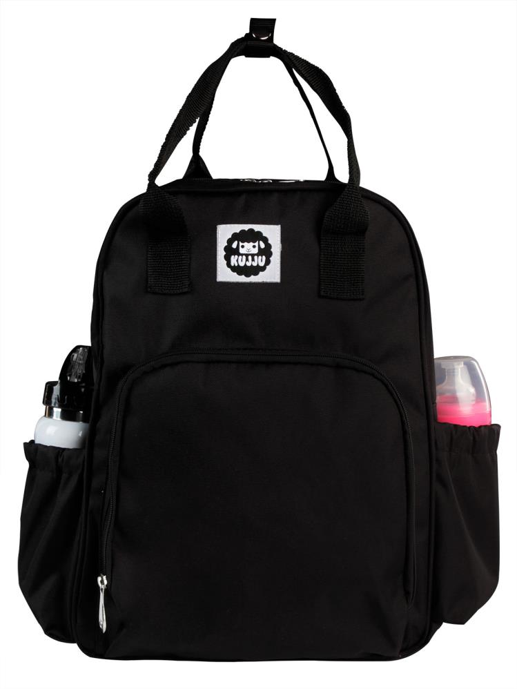 Kujju Anne Bebek Bakım Sırt Çantası  - Siyah