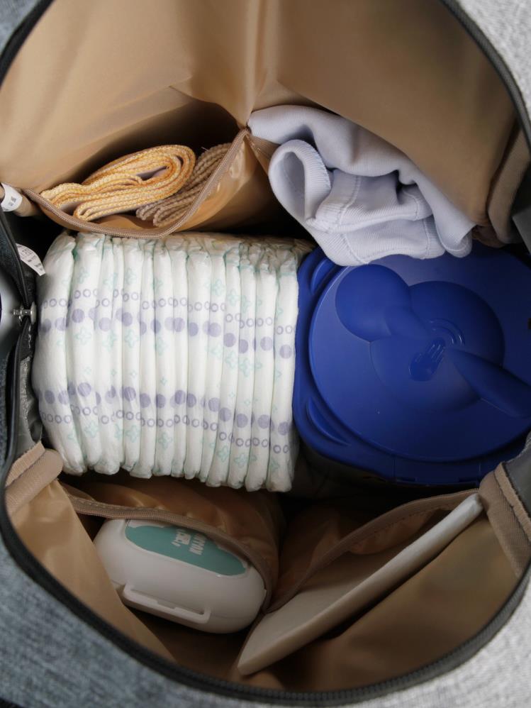 Kujju Anne Bebek Bakım Sırt Çantası  - Siyah