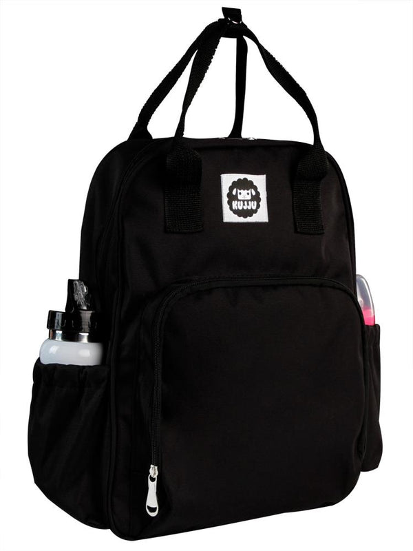 Kujju Anne Bebek Bakım Sırt Çantası  - Siyah