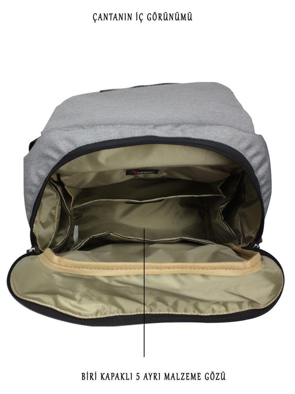 Stylo Working Mothers Backpack Çanta Seti - Siyah