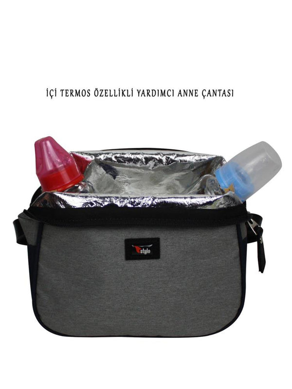 Stylo Working Mothers Backpack Çanta Seti - Siyah