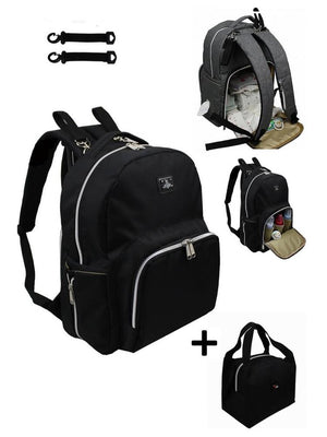 Stylo Duo Backpack Anne Çanta  - Siyah