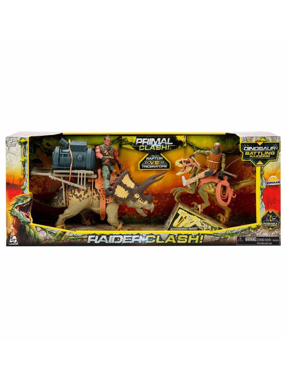 Sunman Oyuncak Set Jurassıc Clash Raıder Clash Ultımate Dıno Battle Sunman Oyuncak Figür Oyuncaklar