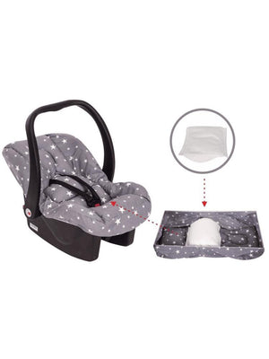 Sevi Bebe Bel Destekli Anakucağı Örtüsü - Gri