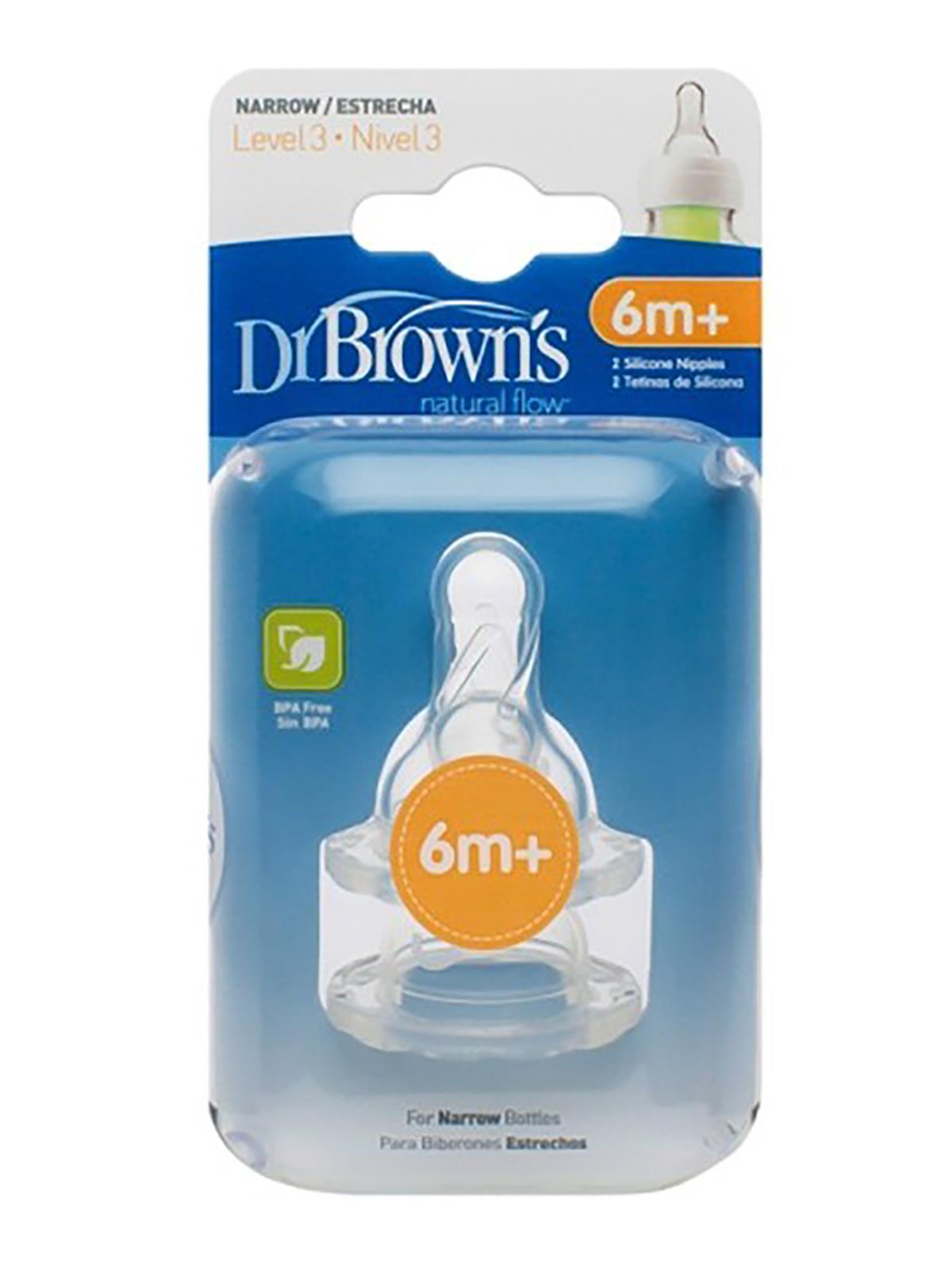 Dr.Browns 3. Seviye Dar Ağız 2'li Silikon Biberon Emziği