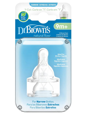 Dr. Browns Y Kesim Dar Ağız Silikon Biberon Emziğiİkili Paket