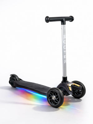 Tois ColorWase Led Işıklı 4 Kademe Ayarlanabilir 3 Tekerlekli Scooter - Siyah