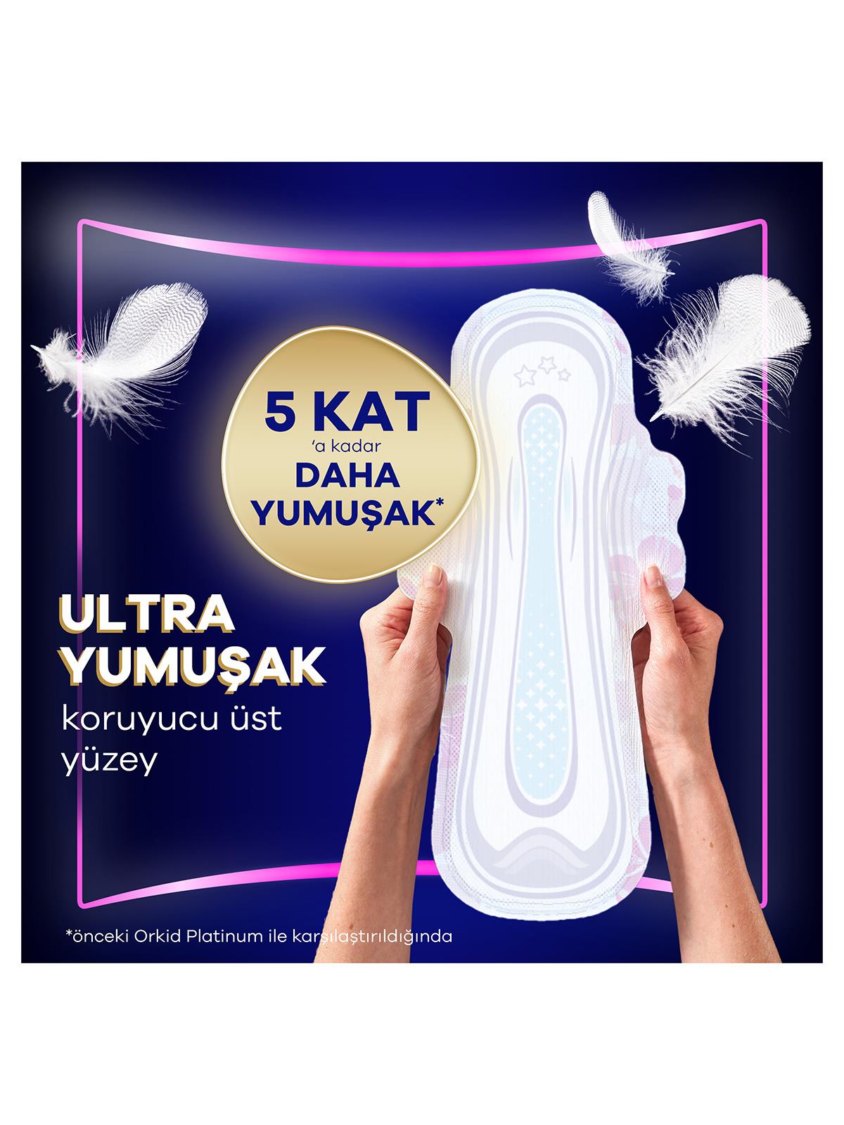 Orkid Platinum Dörtlü Paket Gece Ekstra  Plus 14 Adet