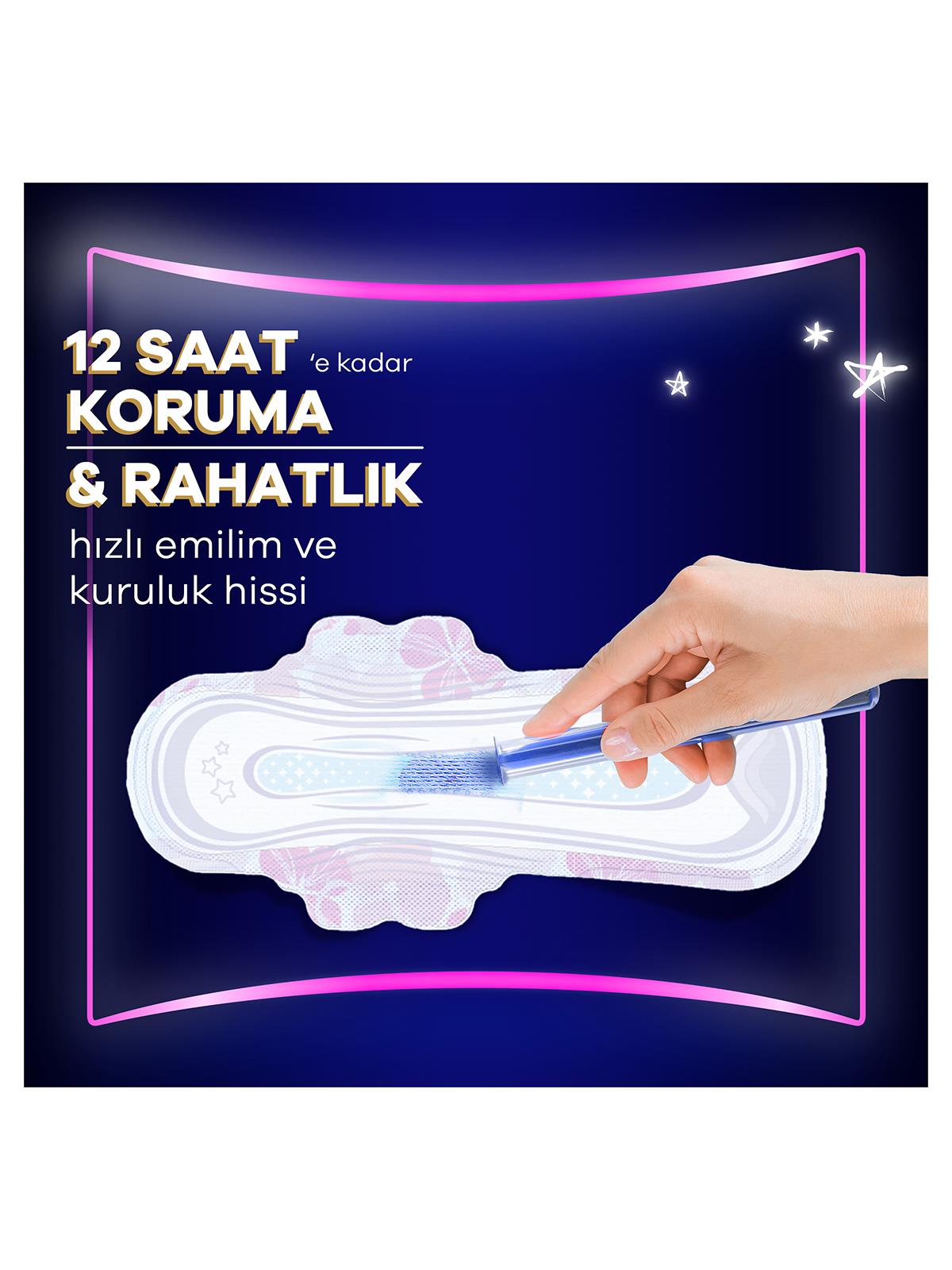 Orkid Platinum Dörtlü Paket Gece Ekstra  Plus 14 Adet