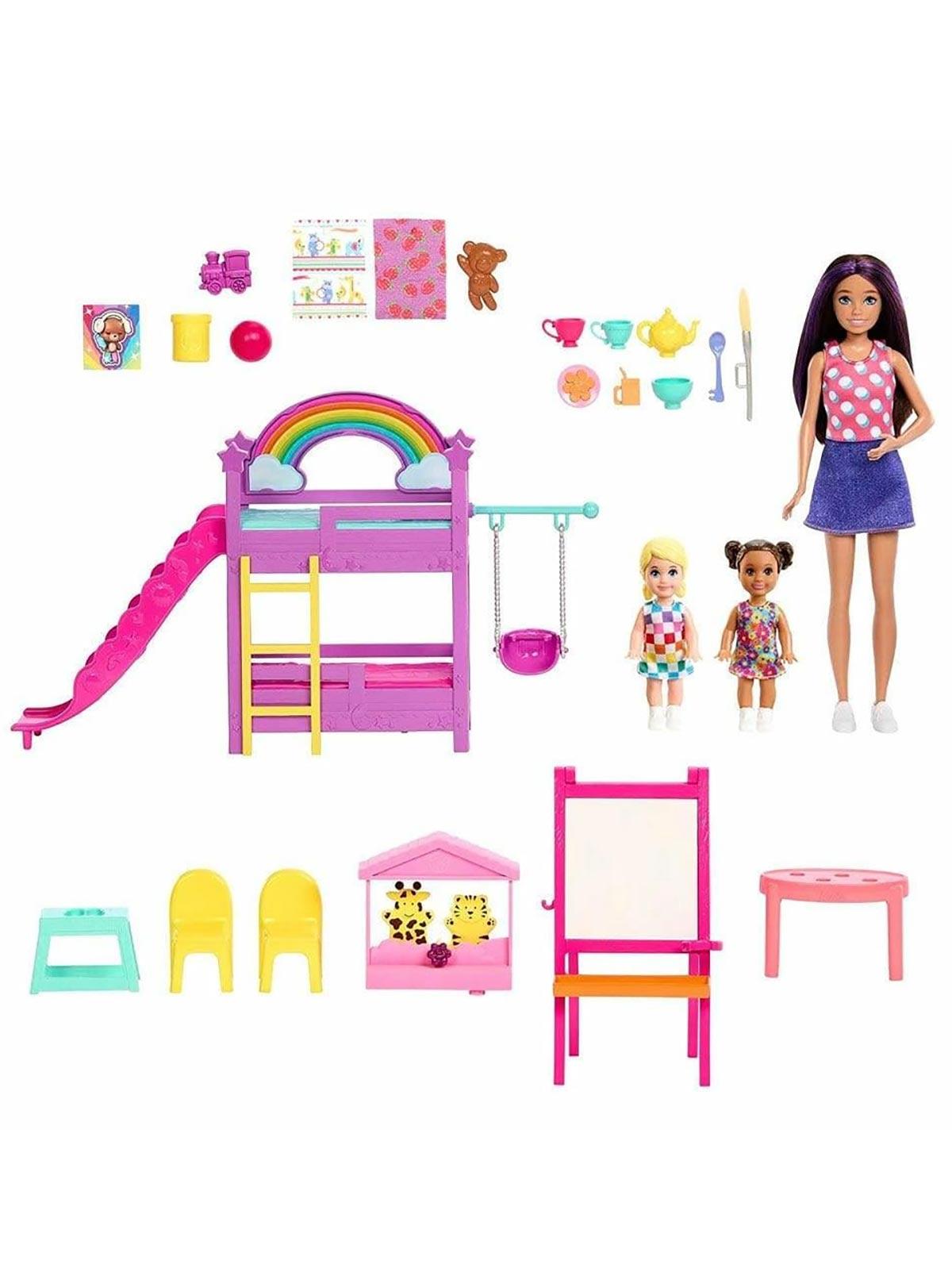 Barbıe Skipper Bebek Bakıcılığı Eğlencesi Oyun Seti MTL-HND18