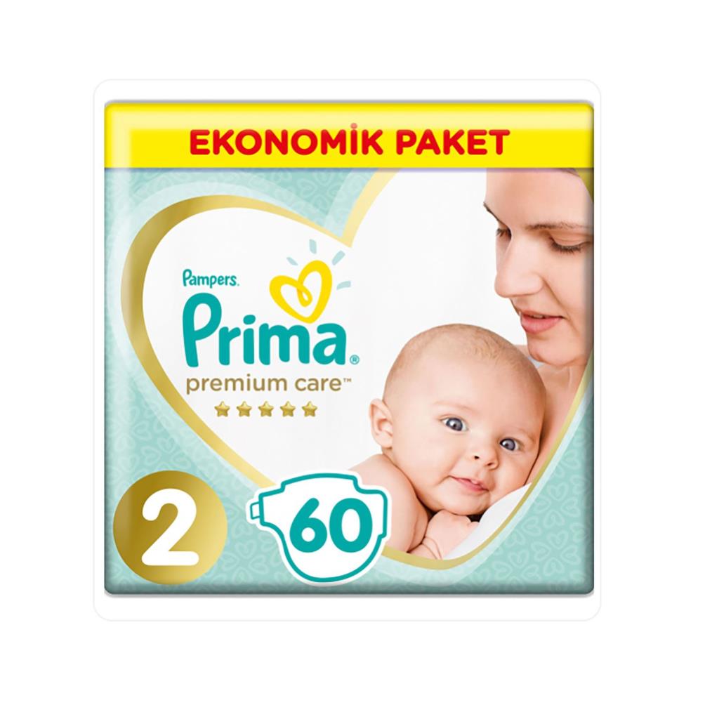 Prima Premium Care  Bebek Bezi 2 Beden Mini Jumbo Paket 60 Adet
