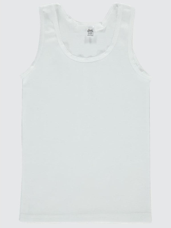 Civil Girls Askılı Yaka 2-12 Yaş Kız Atlet - Beyaz