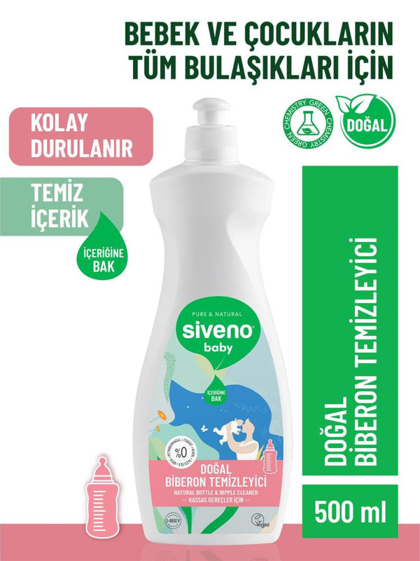 Siveno Baby Doğal Emzik Ve Biberon Temizleyici 500 ml