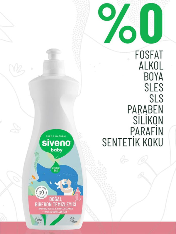 Siveno Baby Doğal Emzik Ve Biberon Temizleyici 500 ml