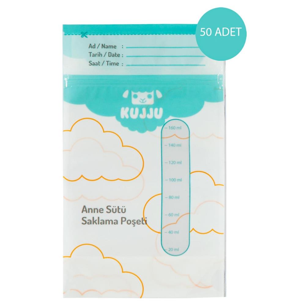 Kujju Süt Saklama Poşeti 50 Adet