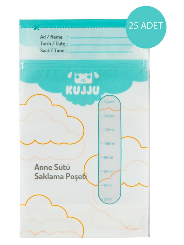 Kujju Süt Saklama Poşeti 25 Adet