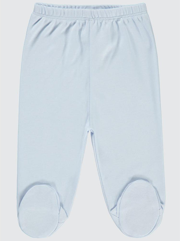 Civil Baby Beli Lastikli 0-9 Ay Unisex Patikli Tek Alt - Mavi