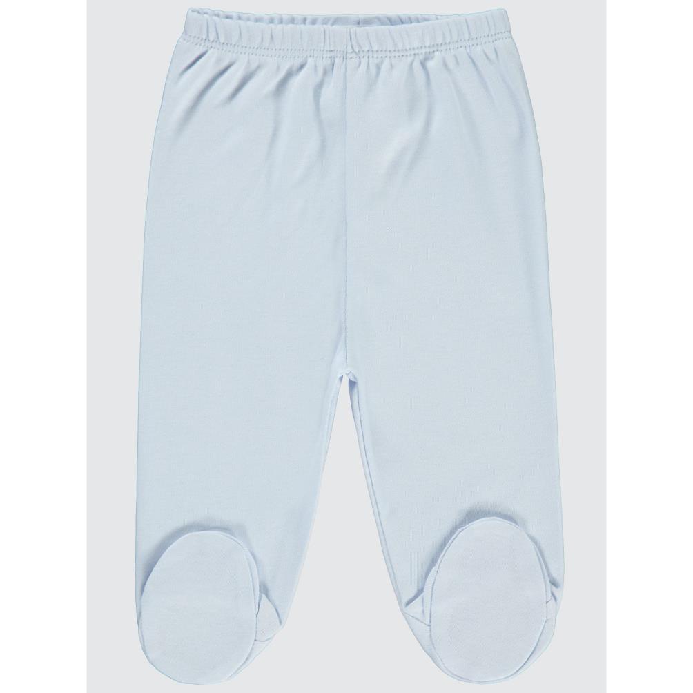 Civil Baby Beli Lastikli 0-9 Ay Unisex Patikli Tek Alt - Mavi