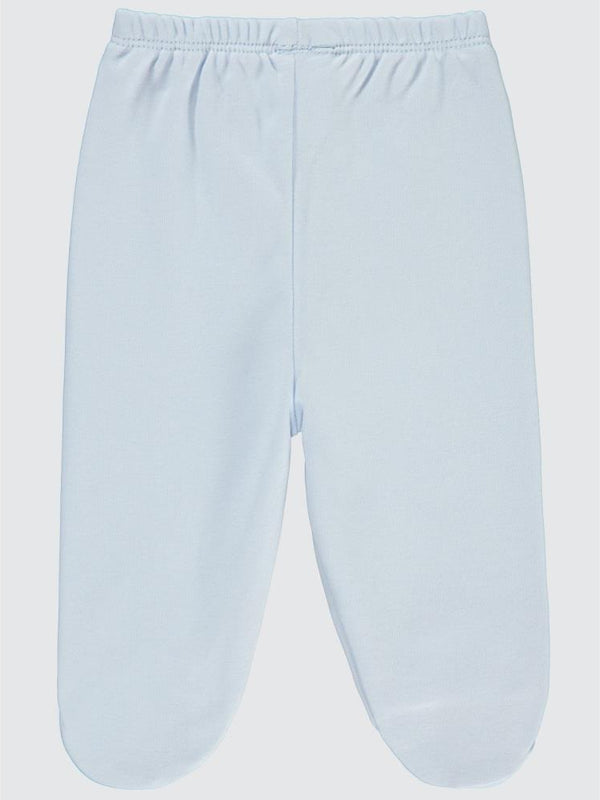 Civil Baby Beli Lastikli 0-9 Ay Unisex Patikli Tek Alt - Mavi