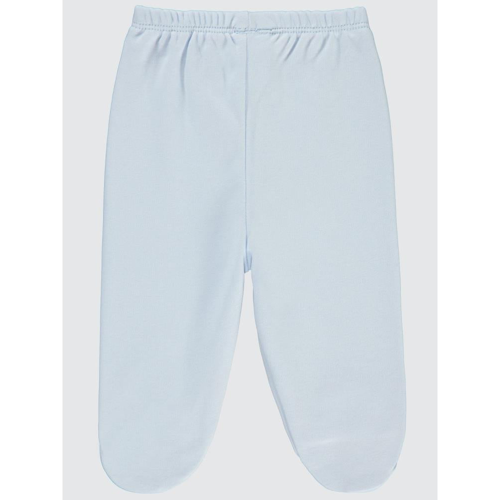 Civil Baby Beli Lastikli 0-9 Ay Unisex Patikli Tek Alt - Mavi