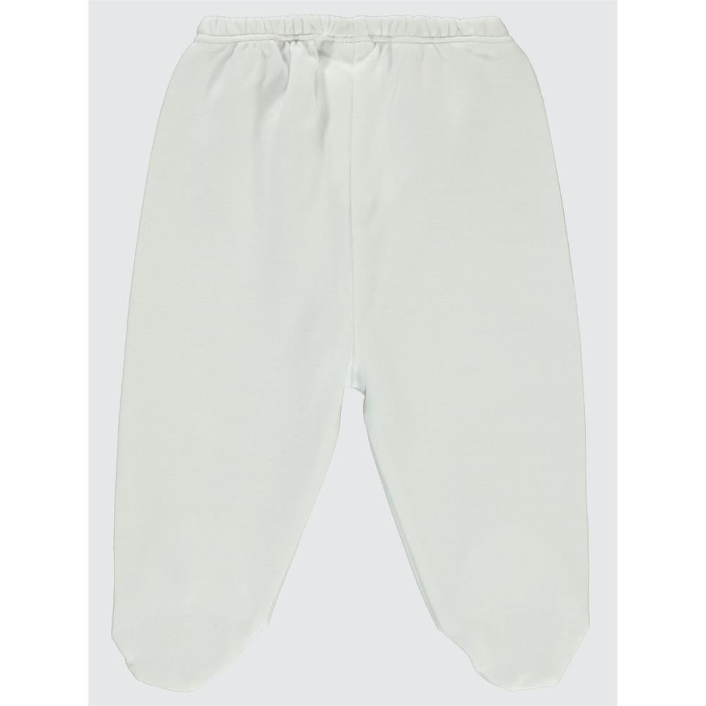 Civil Baby Beli Lastikli 0-9 Ay Unisex Patikli Tek Alt - Ekru