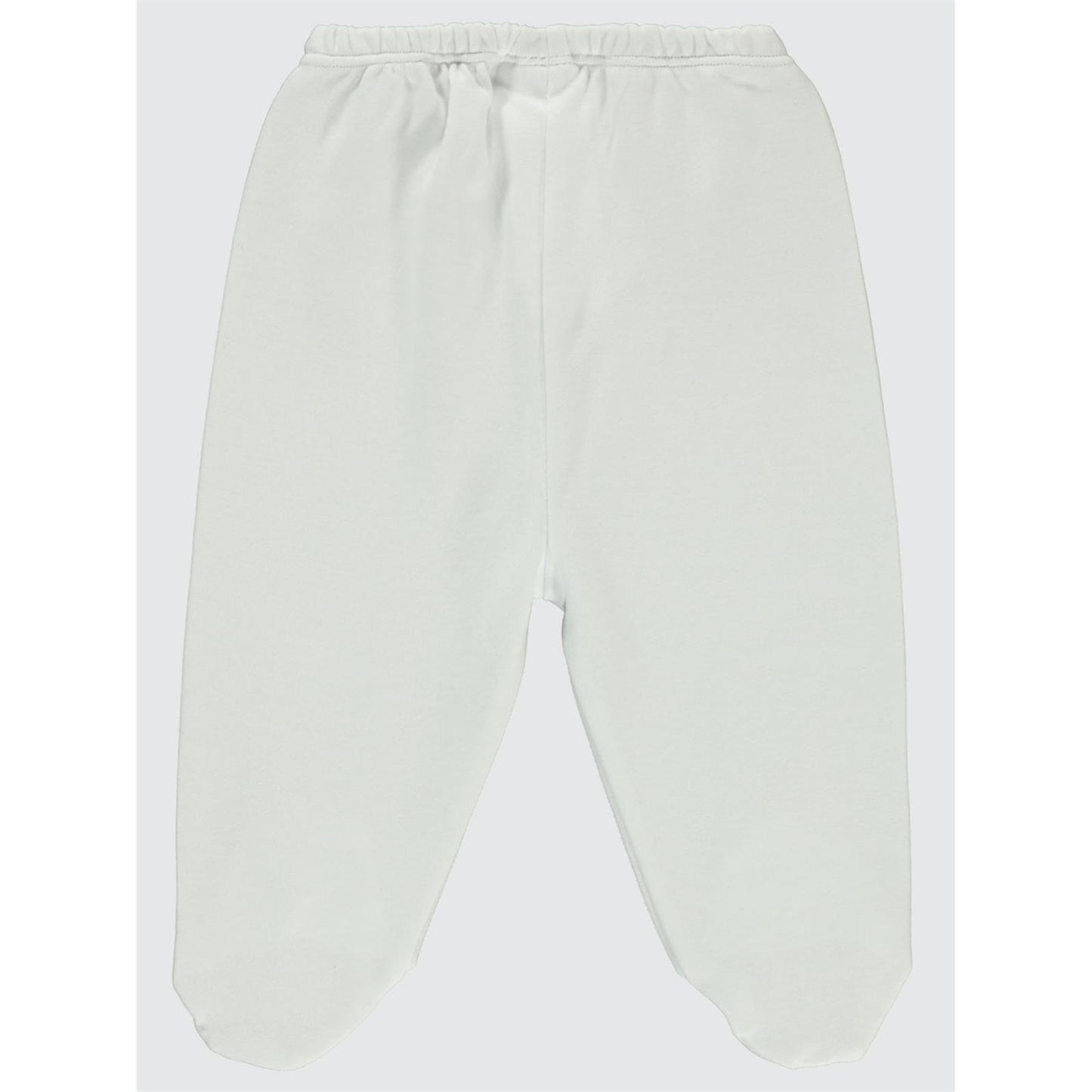 Civil Baby Beli Lastikli 0-9 Ay Unisex Patikli Tek Alt - Ekru