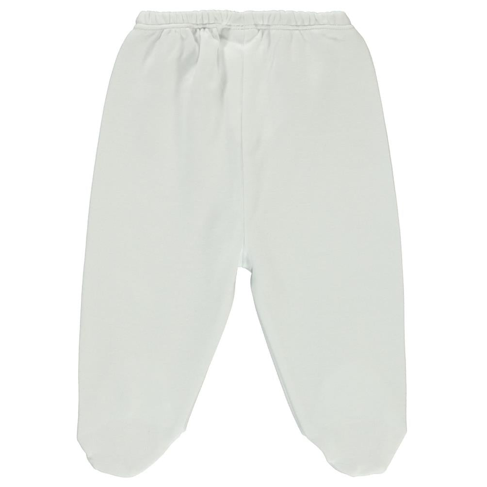 Civil Baby Beli Lastikli 0-9 Ay Unisex Patikli Tek Alt - Ekru