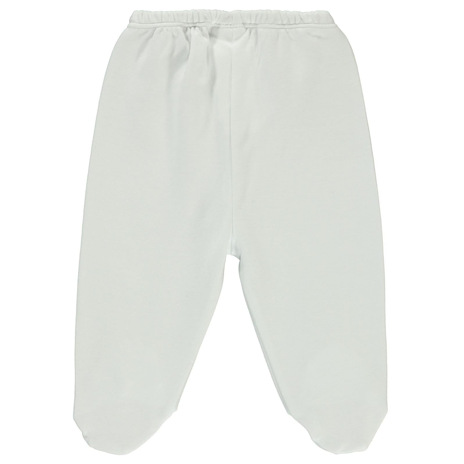 Civil Baby Beli Lastikli 0-9 Ay Unisex Patikli Tek Alt - Ekru