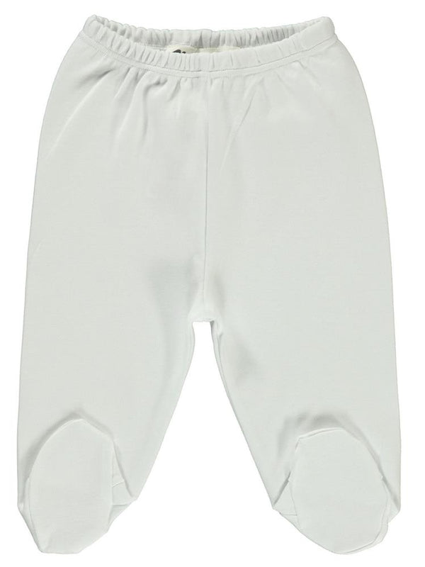 Civil Baby Beli Lastikli 0-9 Ay Unisex Patikli Tek Alt - Ekru