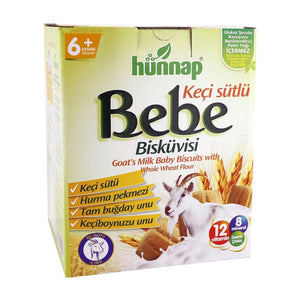 Hünnap Keçi Sütlü Bebe Bisküvisi 400 gr