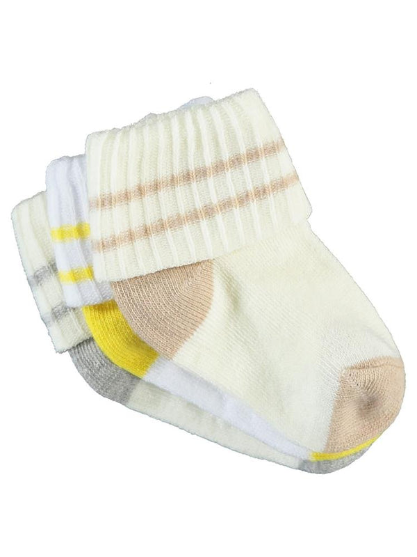 Civil Baby Erkek Bebek 3'lü Çorap Set 0-6 Ay
