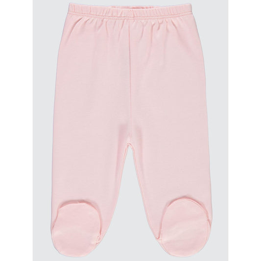 Civil Baby Kız Bebek Beli Lastikli 0-9 Ay Unisex Patikli Tek Alt - Pembe