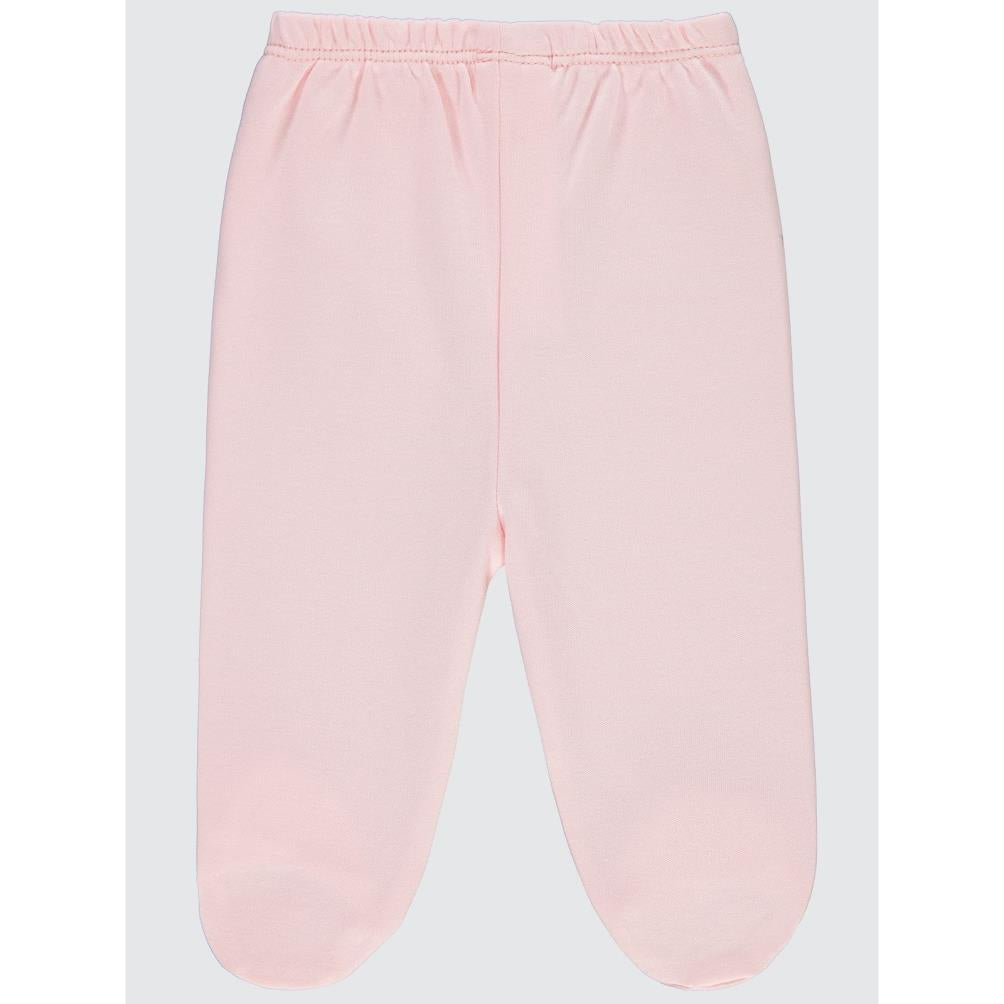 Civil Baby Beli Lastikli 0-9 Ay Unisex Patikli Tek Alt - Pembe