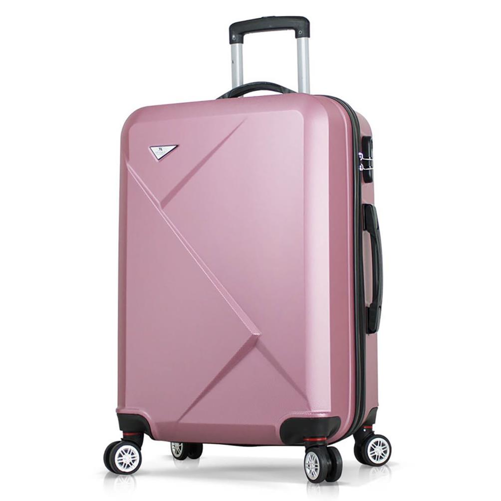 Myvalice Diamond Abs Büyük Boy Valiz  - Pembe
