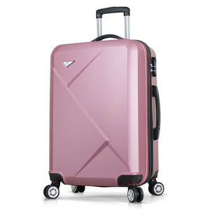 Myvalice Diamond Abs Büyük Boy Valiz  - Pembe