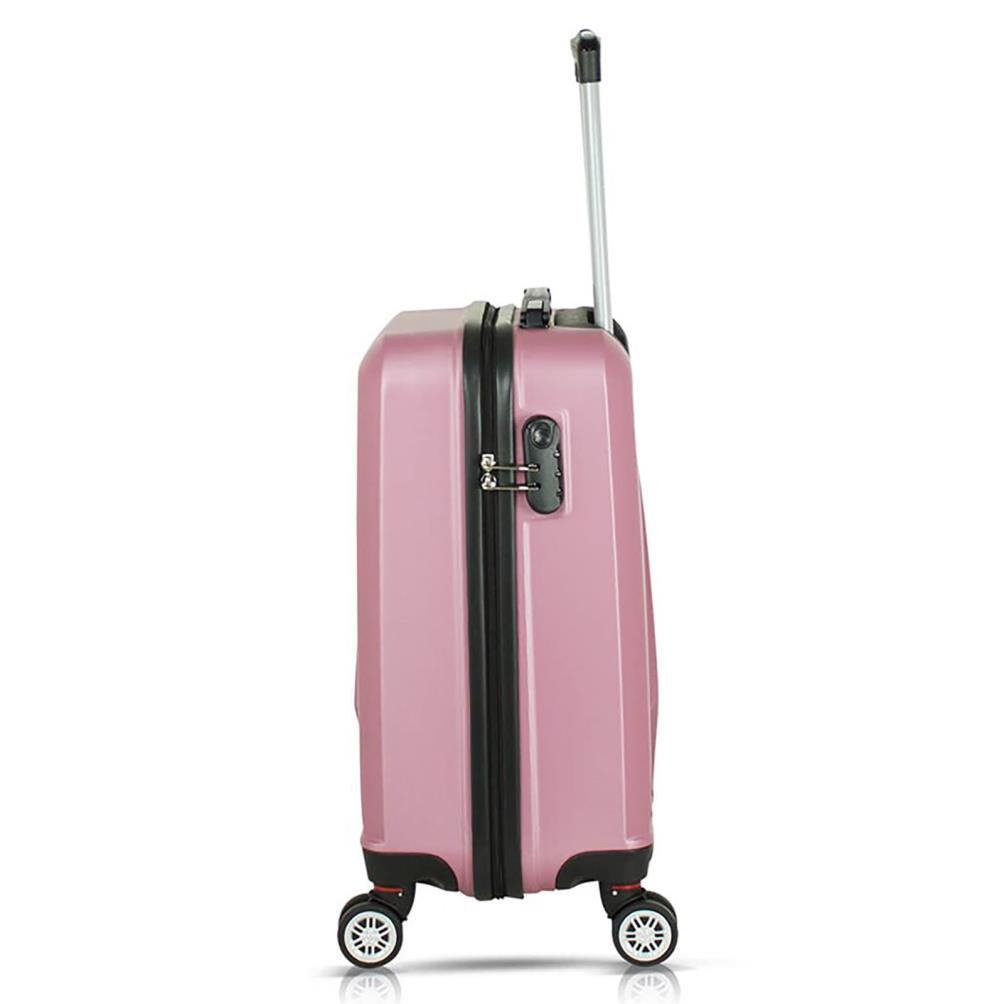 Myvalice Diamond Abs Büyük Boy Valiz  - Pembe